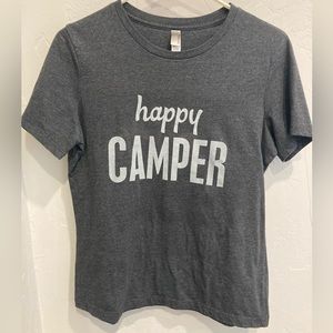 Happy Camper grey tee